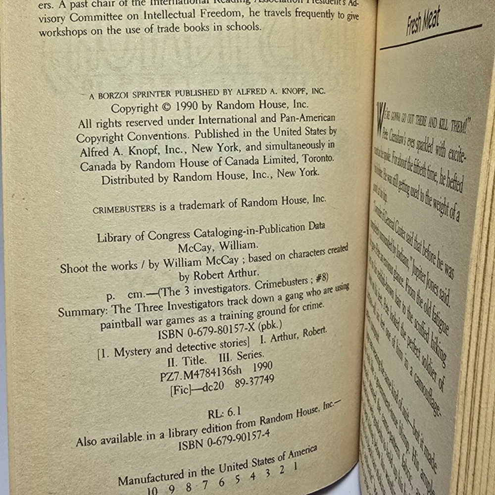 Shoot the Works The 3 Investigators Crimebusters By William McCay - Picture 10 of 10